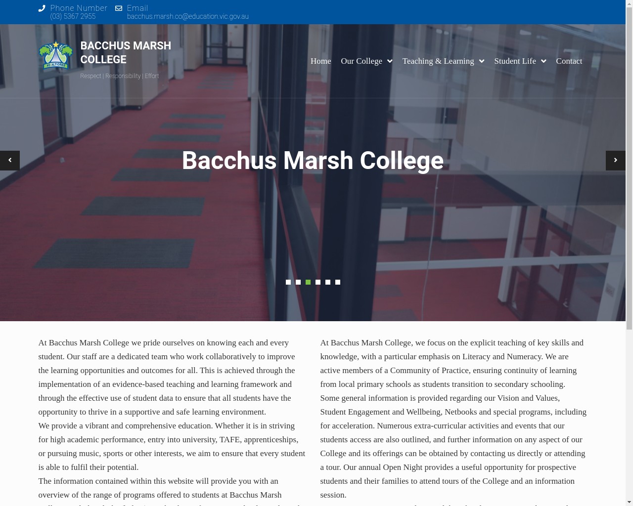 Bacchus Marsh Secondary College