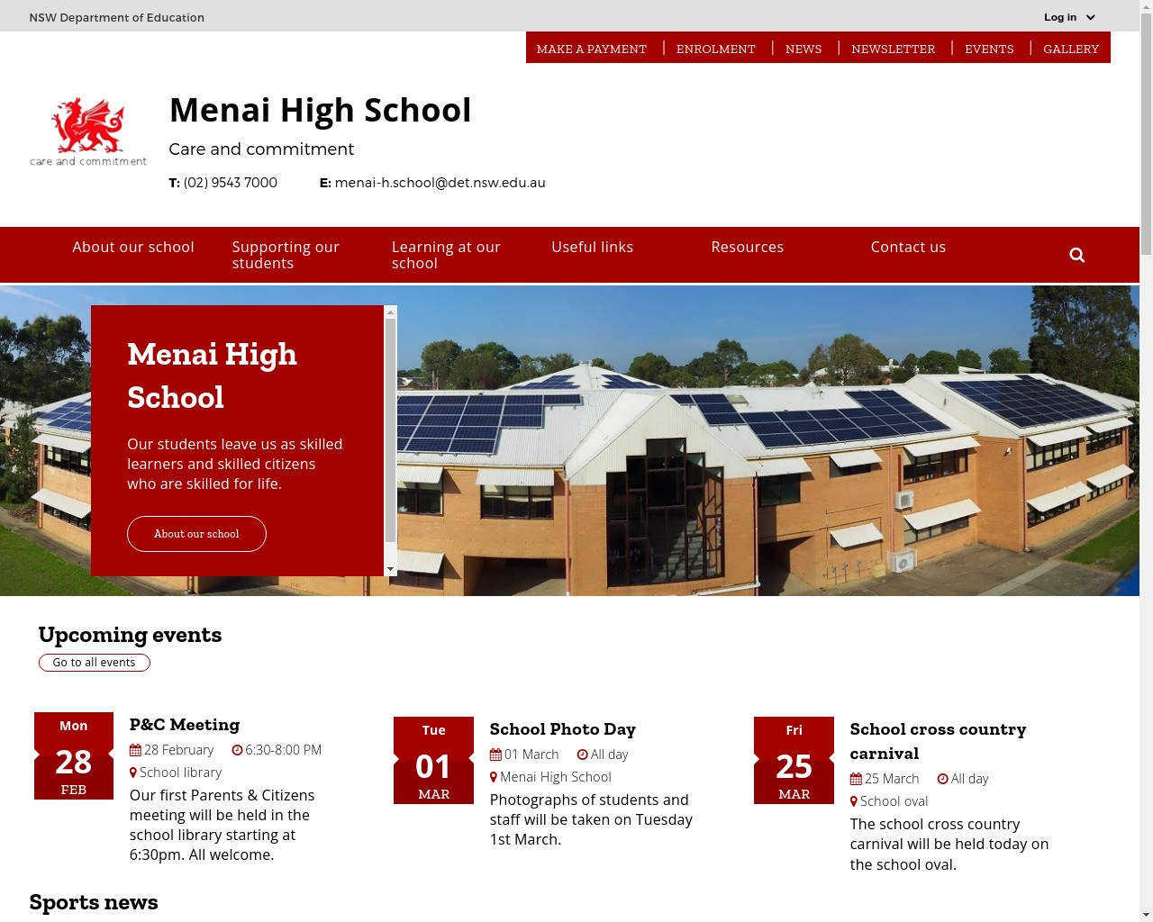 Menai High School