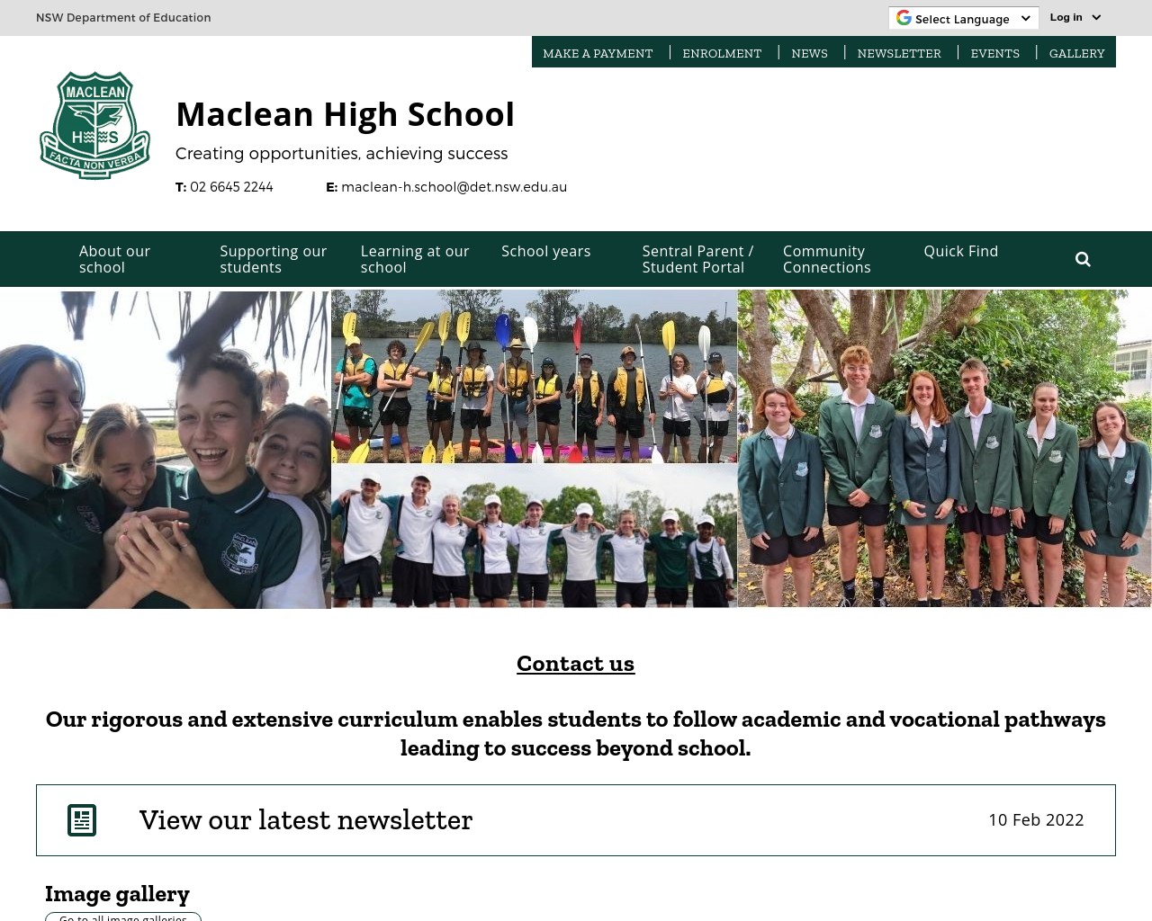 Maclean High School