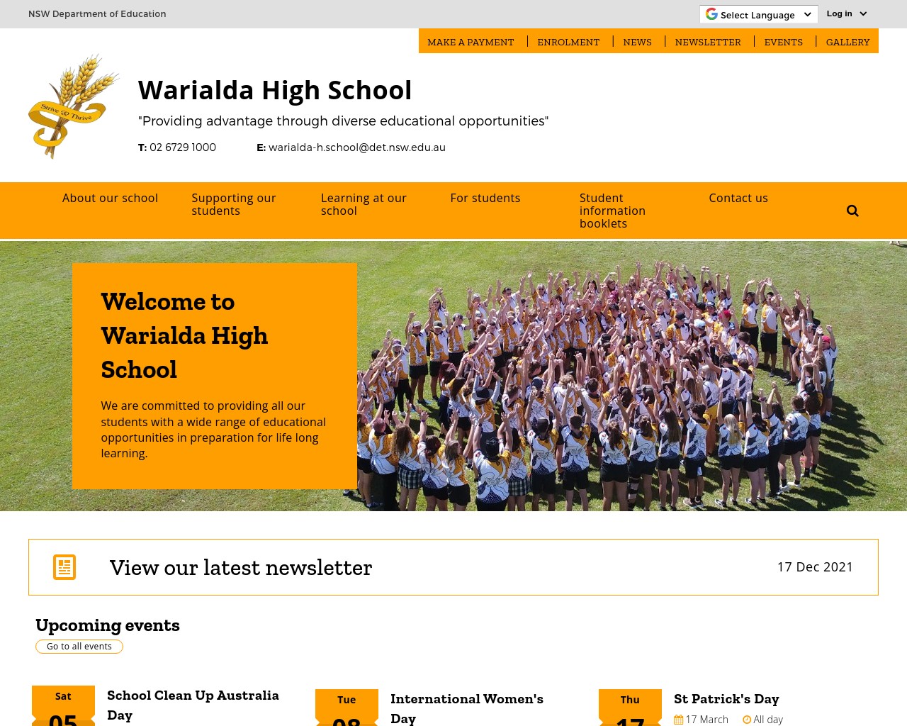 Wariaida High School