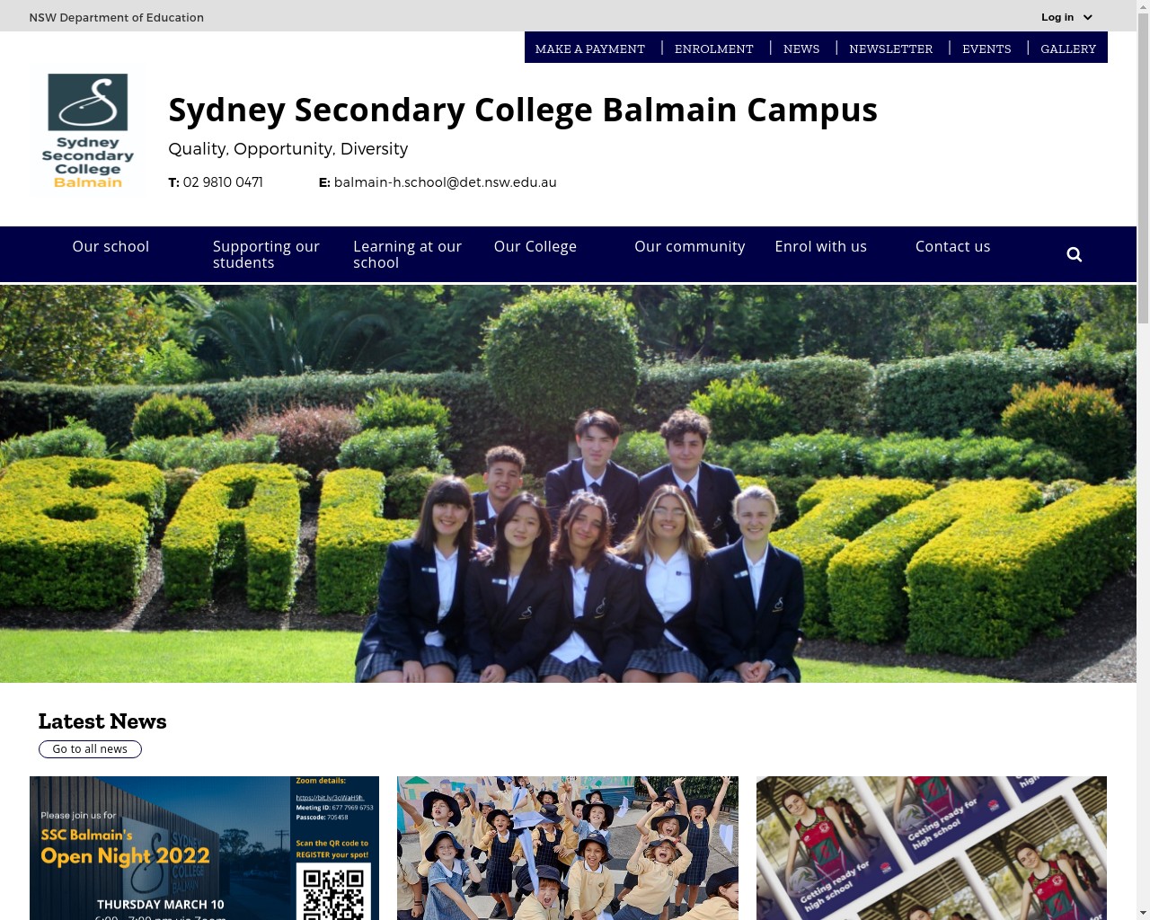 Sydney Secondary College Balmain Campus