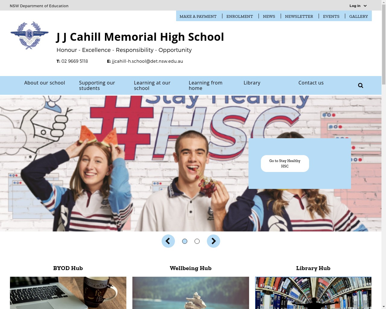 J J Cahill Memorial High School